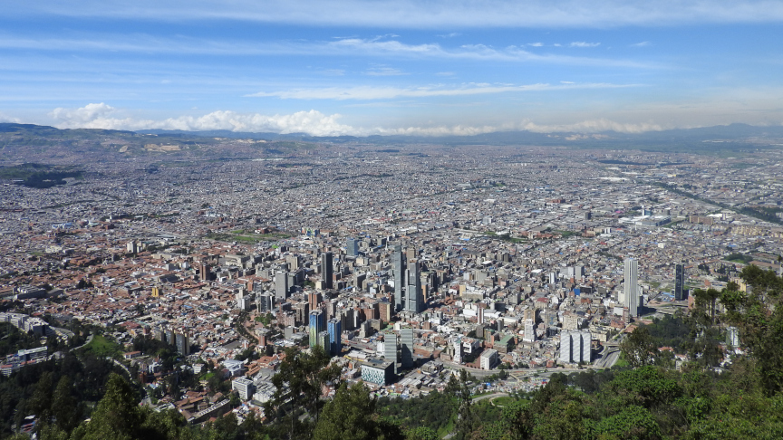 Bogota von oben-